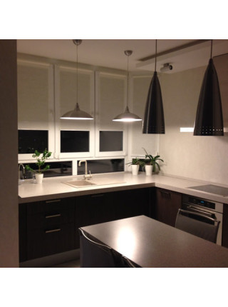 Рулонные шторы закрытого типа с направляющими Вариант 17