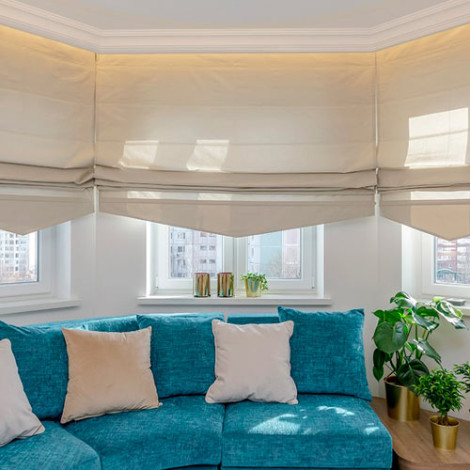 Римская Штора Рио Бежевый 1011