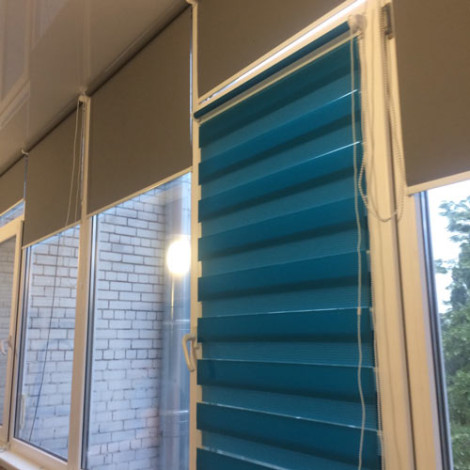 Рулонные шторы День-Ночь Вариант 12