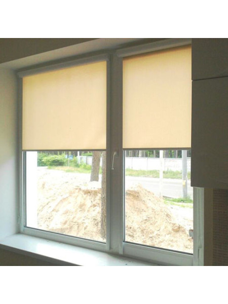 Рулонные шторы закрытого типа с направляющими Вариант 4